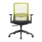 LeisureMod Ingram - Chaise de bureau ergonomique, Chaise de bureau pivotante réglable en hauteur avec support lombaire et fonction d'inclinaison, Chaise d'ordinateur confortable 8 heures pour le bureau