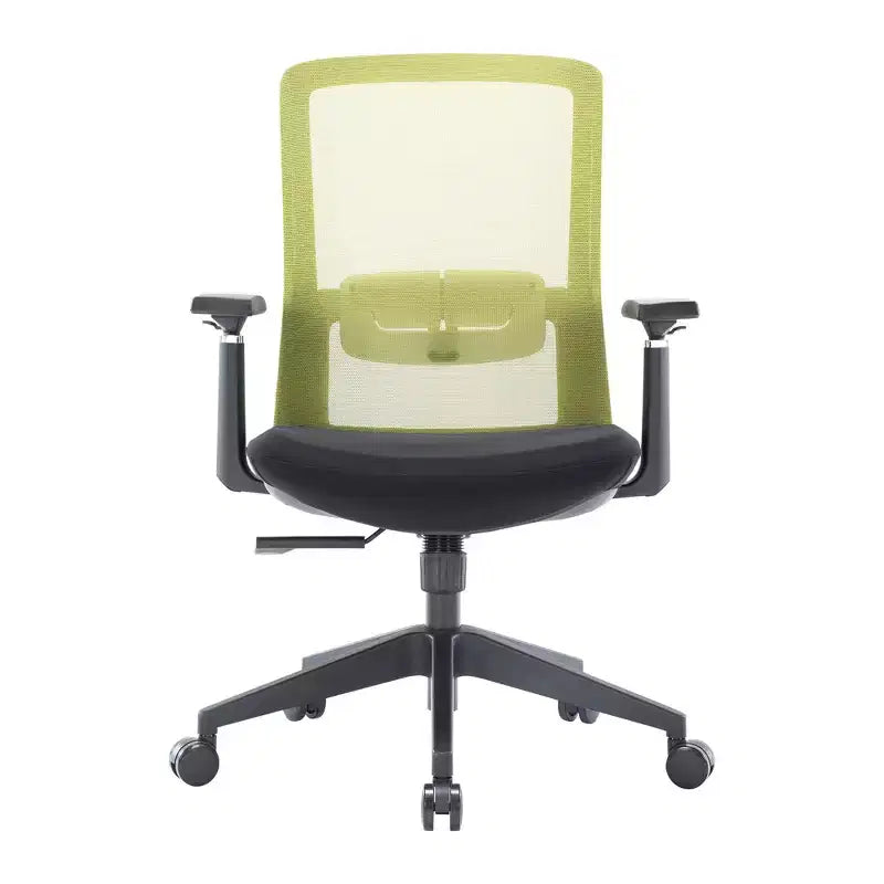 LeisureMod Ingram - Chaise de bureau ergonomique, Chaise de bureau pivotante réglable en hauteur avec support lombaire et fonction d'inclinaison, Chaise d'ordinateur confortable 8 heures pour le bureau
