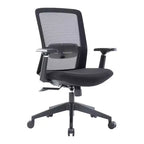 LeisureMod Ingram - Chaise de bureau ergonomique, Chaise de bureau pivotante réglable en hauteur avec support lombaire et fonction d'inclinaison, Chaise d'ordinateur confortable 8 heures pour le bureau
