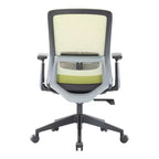 LeisureMod Ingram - Chaise de bureau ergonomique, Chaise de bureau pivotante réglable en hauteur avec support lombaire et fonction d'inclinaison, Chaise d'ordinateur confortable 8 heures pour le bureau