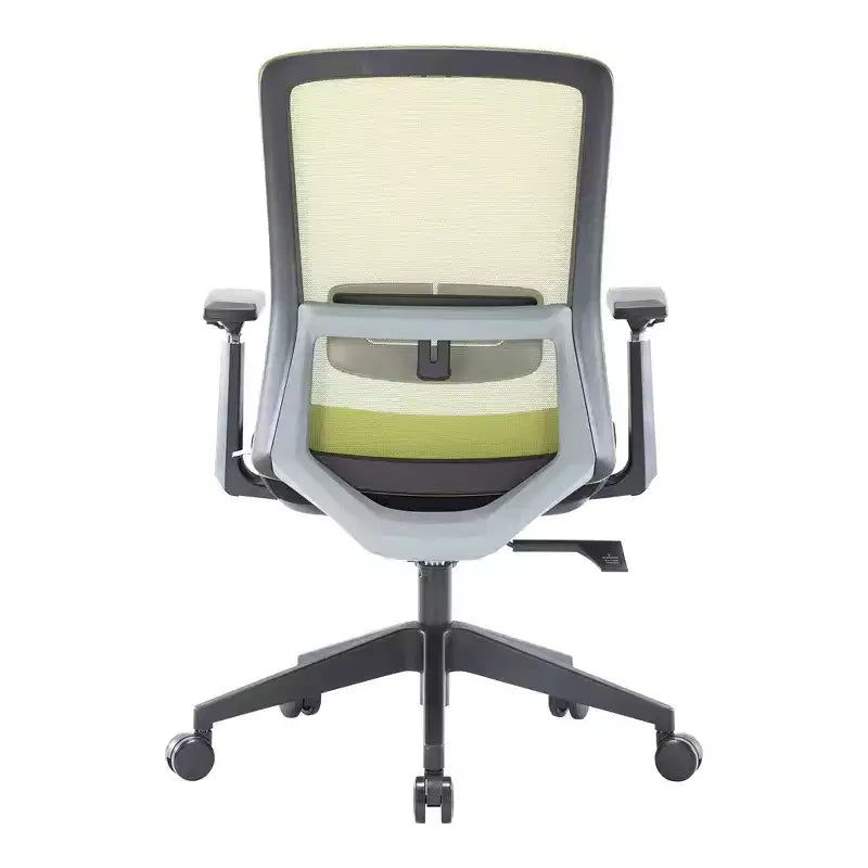 LeisureMod Ingram - Chaise de bureau ergonomique, Chaise de bureau pivotante réglable en hauteur avec support lombaire et fonction d'inclinaison, Chaise d'ordinateur confortable 8 heures pour le bureau
