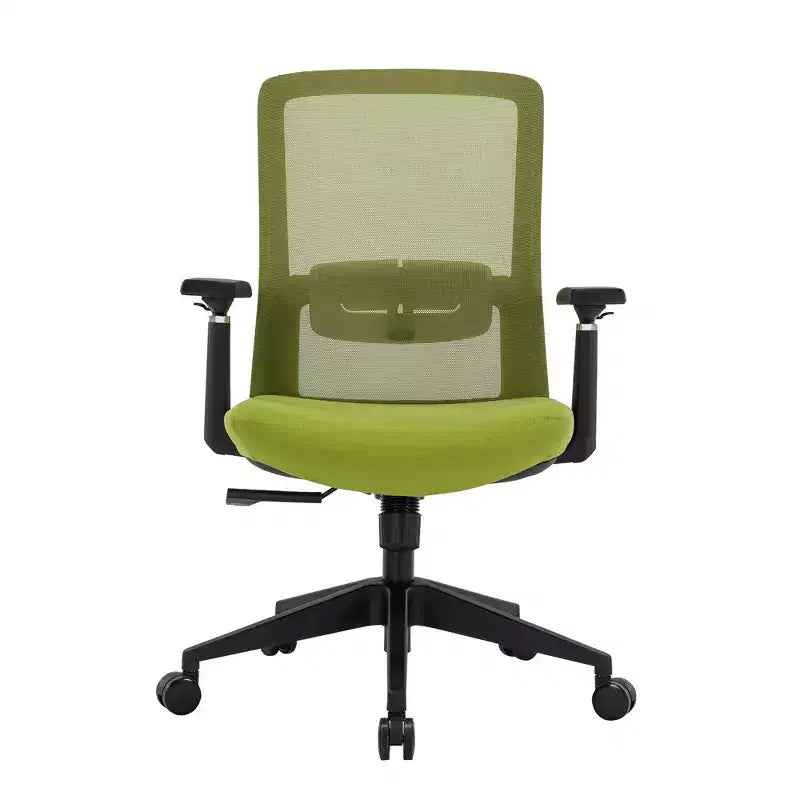 LeisureMod Ingram - Chaise de bureau ergonomique, Chaise de bureau pivotante réglable en hauteur avec support lombaire et fonction d'inclinaison, Chaise d'ordinateur confortable 8 heures pour le bureau