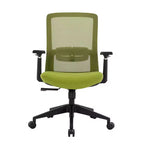 LeisureMod Ingram - Chaise de bureau ergonomique, Chaise de bureau pivotante réglable en hauteur avec support lombaire et fonction d'inclinaison, Chaise d'ordinateur confortable 8 heures pour le bureau