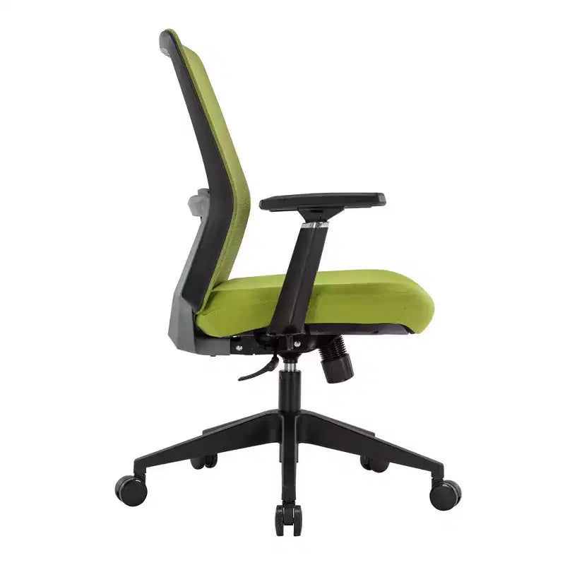 LeisureMod Ingram - Chaise de bureau ergonomique, Chaise de bureau pivotante réglable en hauteur avec support lombaire et fonction d'inclinaison, Chaise d'ordinateur confortable 8 heures pour le bureau