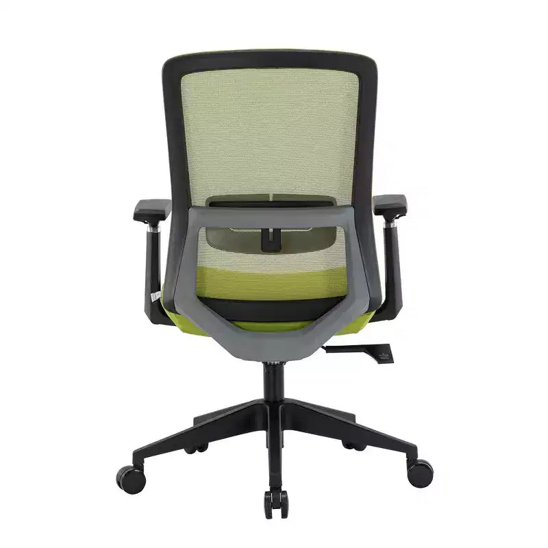 LeisureMod Ingram - Chaise de bureau ergonomique, Chaise de bureau pivotante réglable en hauteur avec support lombaire et fonction d'inclinaison, Chaise d'ordinateur confortable 8 heures pour le bureau