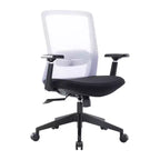 LeisureMod Ingram - Chaise de bureau ergonomique, Chaise de bureau pivotante réglable en hauteur avec support lombaire et fonction d'inclinaison, Chaise d'ordinateur confortable 8 heures pour le bureau