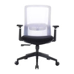 LeisureMod Ingram - Chaise de bureau ergonomique, Chaise de bureau pivotante réglable en hauteur avec support lombaire et fonction d'inclinaison, Chaise d'ordinateur confortable 8 heures pour le bureau