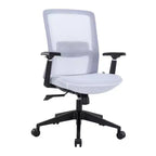 LeisureMod Ingram - Chaise de bureau ergonomique, Chaise de bureau pivotante réglable en hauteur avec support lombaire et fonction d'inclinaison, Chaise d'ordinateur confortable 8 heures pour le bureau
