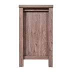 Buffet/Bahut de Rangement en Bois Manufacturé Emma et Oliver pour Cuisine/Salle à Manger avec Étagère Ouverte, 2 Tiroirs et 2 Portes en Verre Trempé