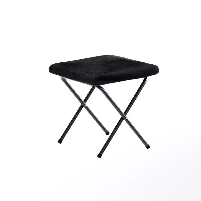 Fauteuil lune pliable et ottoman surdimensionnés Emma et Oliver pour dortoir, chambre à coucher