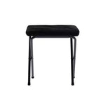 Fauteuil lune pliable et ottoman surdimensionnés Emma et Oliver pour dortoir, chambre à coucher