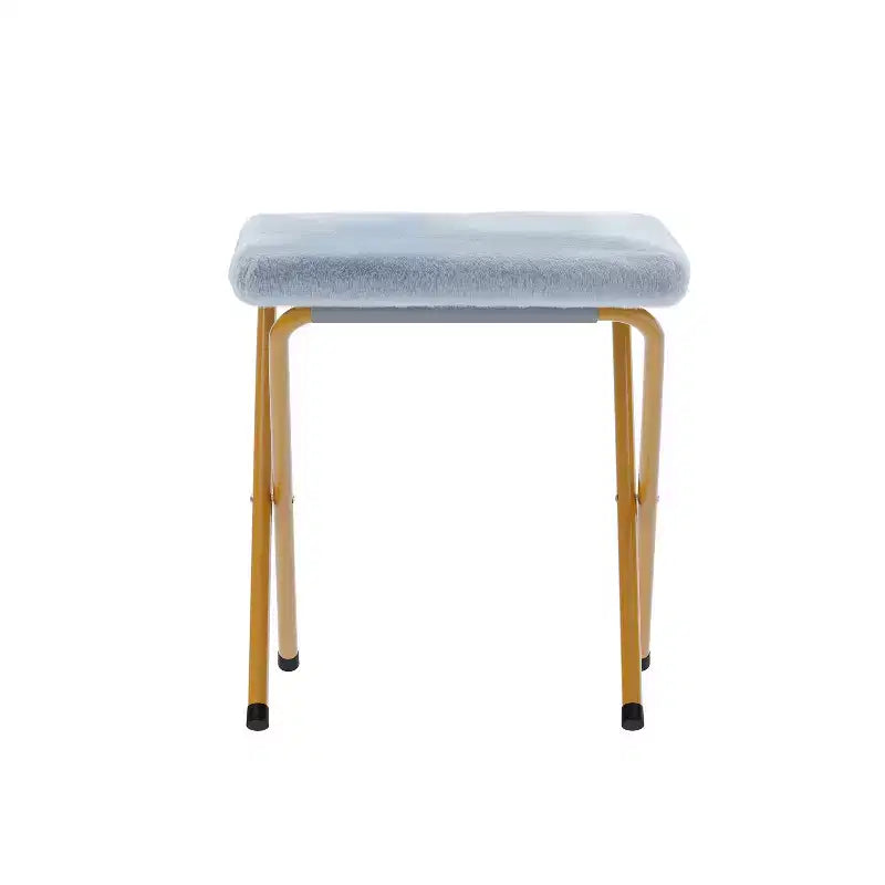 Fauteuil lune pliable et ottoman surdimensionnés Emma et Oliver pour dortoir, chambre à coucher