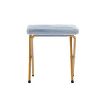 Fauteuil lune pliable et ottoman surdimensionnés Emma et Oliver pour dortoir, chambre à coucher