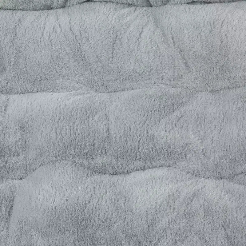 Fauteuil lune pliable et ottoman surdimensionnés Emma et Oliver pour dortoir, chambre à coucher