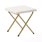 Fauteuil lune pliable et ottoman surdimensionnés Emma et Oliver pour dortoir, chambre à coucher