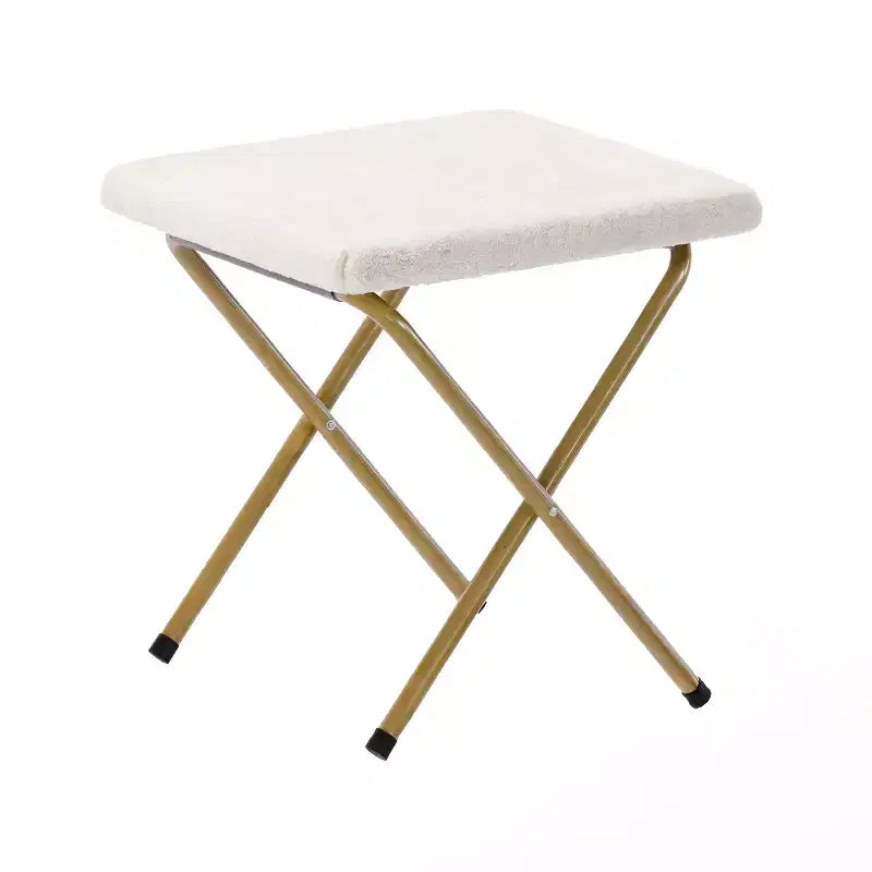 Fauteuil lune pliable et ottoman surdimensionnés Emma et Oliver pour dortoir, chambre à coucher