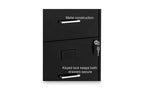 Classeur vertical Alera Soho, 2 tiroirs : Classeur/Classeur, Lettre, Noir, 14 x 18 x 24,1