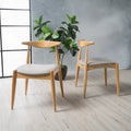 Chaises de salle à manger modernes du milieu du siècle Francie (lot de 2) par Christopher Knight Home - 20,50 L x 20,25 P x 29,75 H