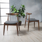 Chaises de salle à manger modernes du milieu du siècle Francie (lot de 2) par Christopher Knight Home - 20,50 L x 20,25 P x 29,75 H