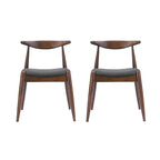 Chaises de salle à manger modernes du milieu du siècle Francie (lot de 2) par Christopher Knight Home - 20,50 L x 20,25 P x 29,75 H