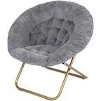 Fauteuil soucoupe Milliard Cozy X-Large en fausse fourrure