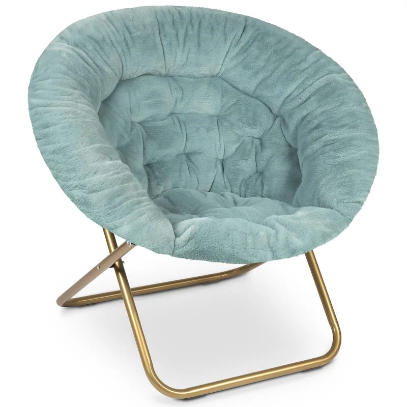 Fauteuil soucoupe Milliard Cozy X-Large en fausse fourrure