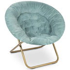 Fauteuil soucoupe Milliard Cozy X-Large en fausse fourrure