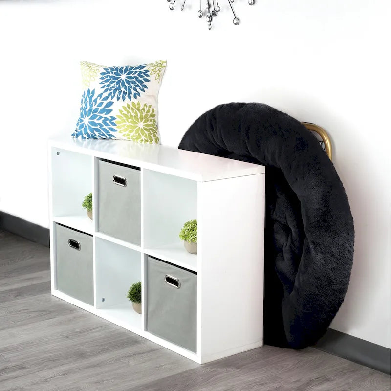 Fauteuil soucoupe Milliard Cozy X-Large en fausse fourrure