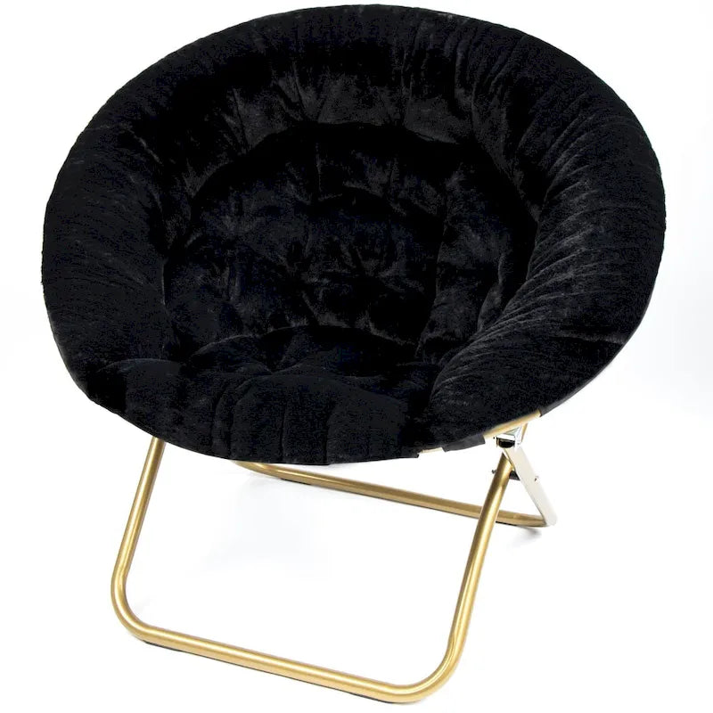 Fauteuil soucoupe Milliard Cozy X-Large en fausse fourrure