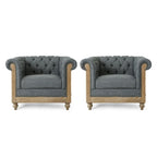 Fauteuils en tissu Voll (ensemble de 2) par Christopher Knight Home