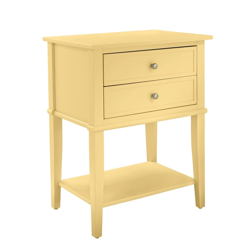Table d'appoint avec 2 tiroirs Avenue Greene Bantum