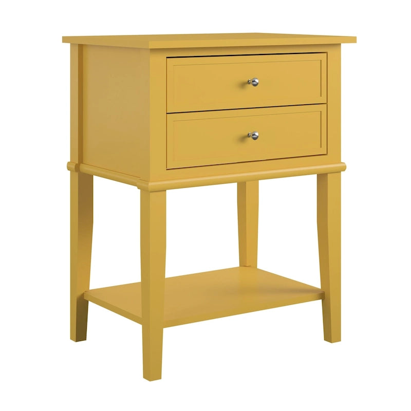 Table d'appoint avec 2 tiroirs Avenue Greene Bantum