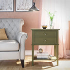 Table d'appoint avec 2 tiroirs Avenue Greene Bantum