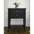 Table d'appoint avec 2 tiroirs Avenue Greene Bantum