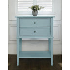 Table d'appoint avec 2 tiroirs Avenue Greene Bantum