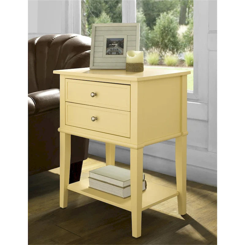 Table d'appoint avec 2 tiroirs Avenue Greene Bantum