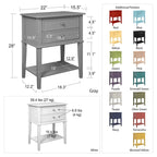 Table d'appoint avec 2 tiroirs Avenue Greene Bantum