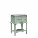 Table d'appoint avec 2 tiroirs Avenue Greene Bantum