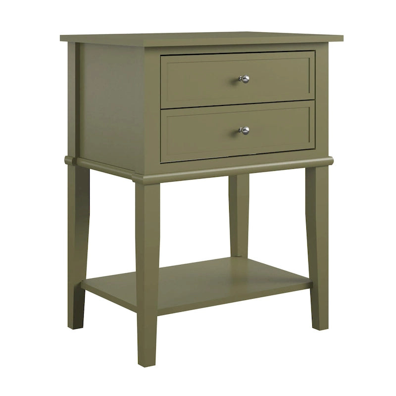 Table d'appoint avec 2 tiroirs Avenue Greene Bantum