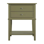 Table d'appoint avec 2 tiroirs Avenue Greene Bantum