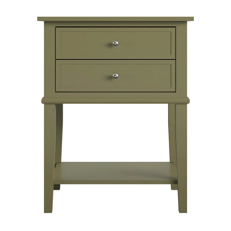 Table d'appoint avec 2 tiroirs Avenue Greene Bantum