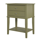 Table d'appoint avec 2 tiroirs Avenue Greene Bantum