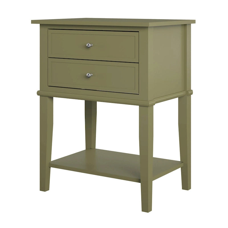 Table d'appoint avec 2 tiroirs Avenue Greene Bantum