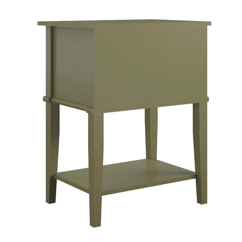 Table d'appoint avec 2 tiroirs Avenue Greene Bantum