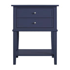 Table d'appoint avec 2 tiroirs Avenue Greene Bantum