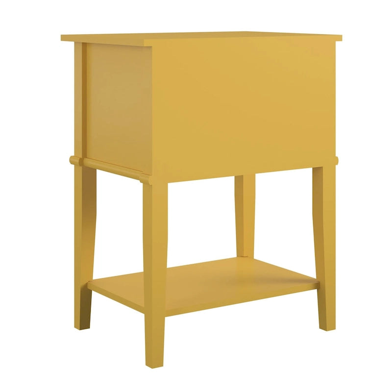 Table d'appoint avec 2 tiroirs Avenue Greene Bantum