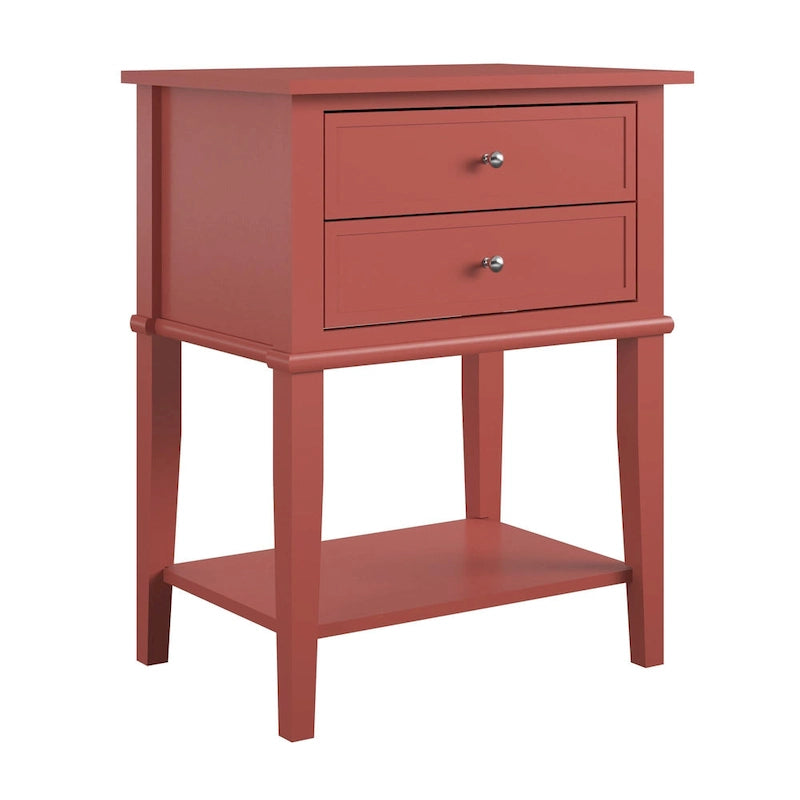 Table d'appoint avec 2 tiroirs Avenue Greene Bantum