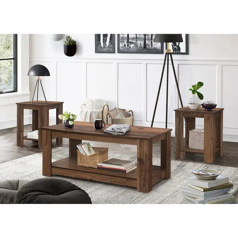 Table basse Gloria, 3 pièces