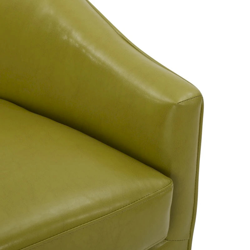Causeuse en similicuir Justine par Christopher Knight Home