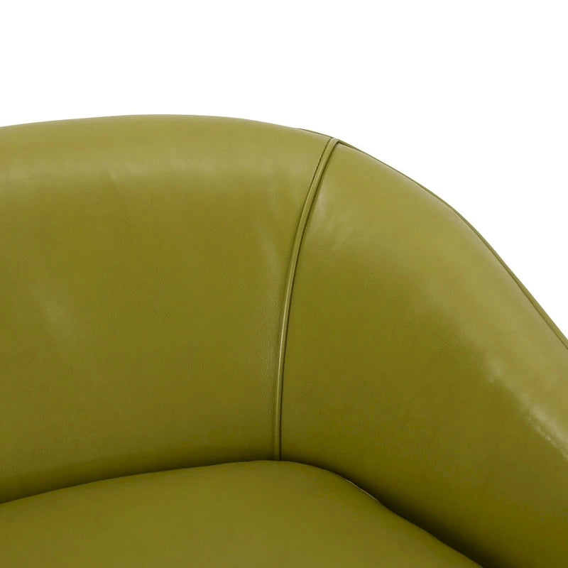Causeuse en similicuir Justine par Christopher Knight Home